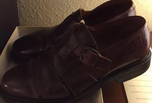 Johnston & Murphy MAHONY Mens Brando Brown US sz 11 Made In ITALY - Picture 6 of 7