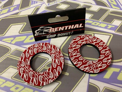 Renthal Grip Donuts / Donutz Motocross MX Enduro Lenkerpolster - ROT