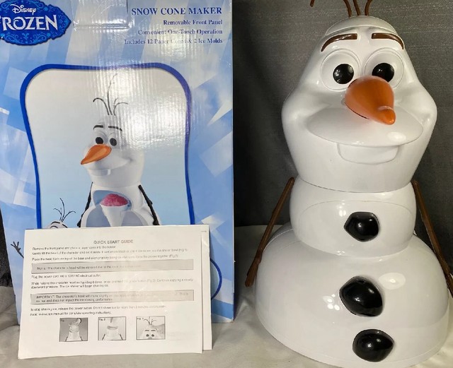 Disney Olaf Frozen Snow Cone Maker DFR613 eBay