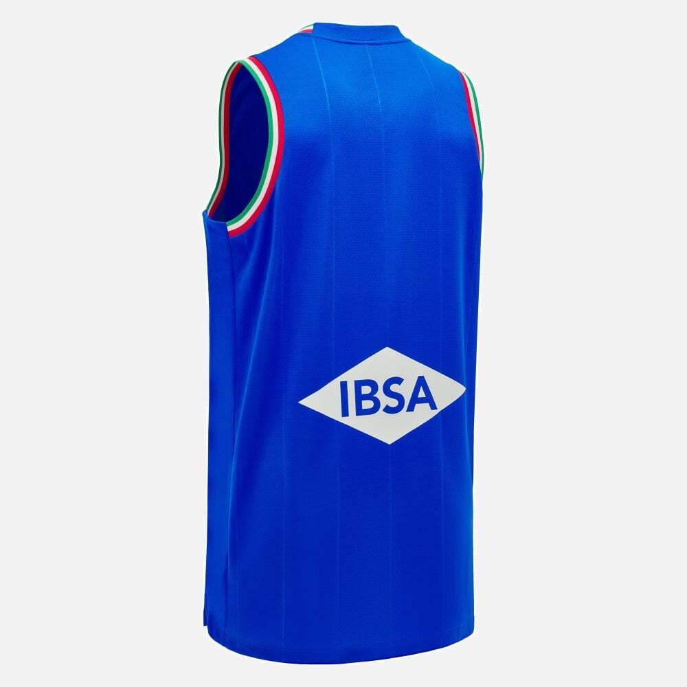 6024/76 MACRON FIP ITALIA BASKET CANOTTA GARA HOME