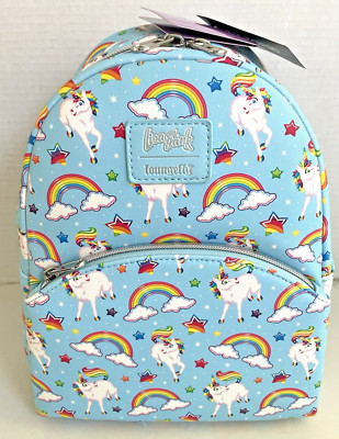 Loungefly Lisa Frank Markie Allover Print AOP Mini Backpack NWT