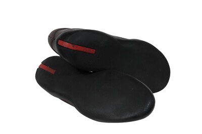 Prada Men Traingle Logo Plaque Loafers Size US 11 UK 10  display picture 1