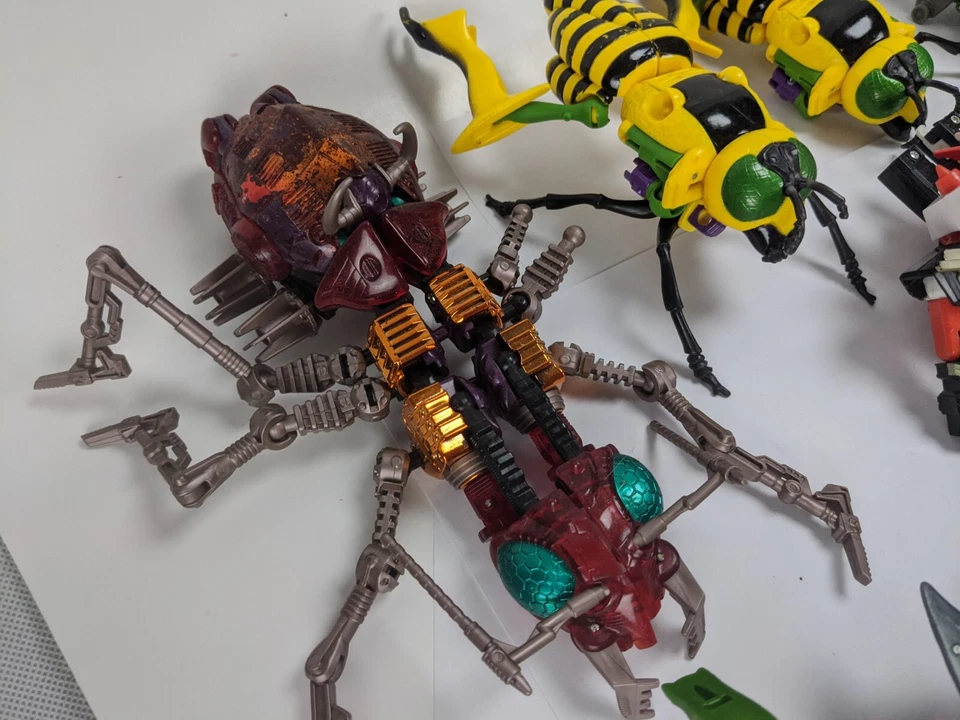 Hasbro Transformers Beast Wars Action Figure Lot Incomplete Dinobot Buzzsaw - Image 4 of 4