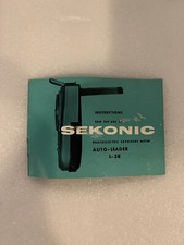 Sekonic Auto-Leader L-38 Exposure Meter Original User Instruction Manual