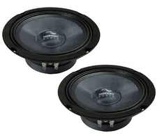 Harmony Audio HC-CMB65 Car Stereo Cabron Mid Bass Mid Range 6.5" Speakers 4 Ohm
