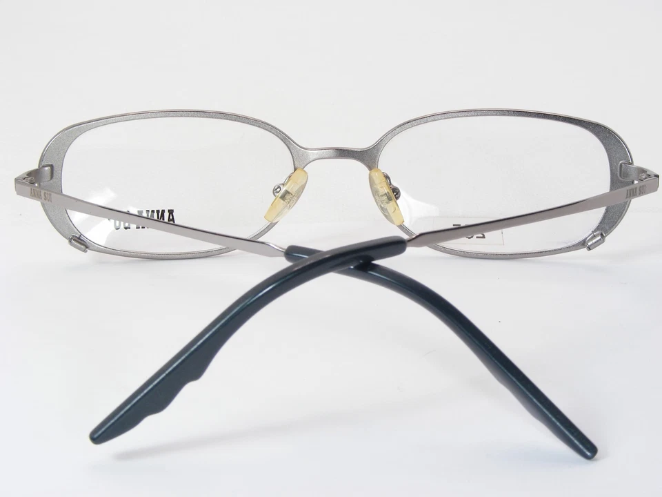 ANNA SUI AS04403 M Prata com Cristais ÓCULOS RAROS EXCLUSIVOS 50-17-135mm Itália - Imagem 3 de 4