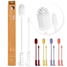 Silicone Water Bottle Cleaning Brush Set 16inch  12inch Flexible Durable Silico