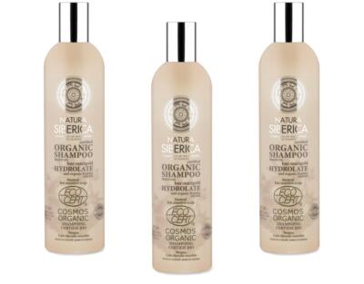 Natura Siberica Organic Shampoo Neutral for Sensitive Scalp Hydrolate 3 x 400 ml