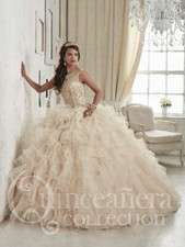 Quinceanera Dresses Sweetheart Beaded Crystal Embroidery Sweet 16