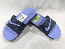 Nike Girl's Kawa Thunder Blue/Purple Slide Sandals GS/PS-Asst Size NB 819352-405