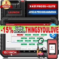 LAUNCH X431 PRO3S+ Elite PRO5 OBD2 Car Scanner Diagnostic Tool J2534 Programming