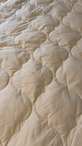 Frontgate Full/Queen Coverlet blanket USED Cotton 88”x 100” Yellow - Video 1 of 1