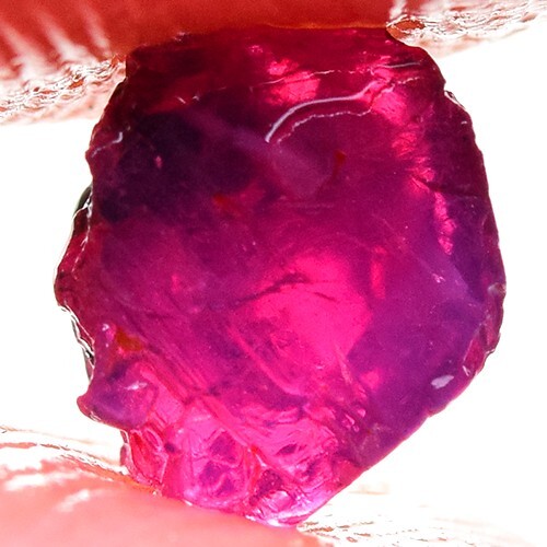 RUBÍ SIN CALEFACCIÓN 1,35ct 100% ROJO NATURAL RUBÍ ÁSPERO SIN TRATAR - Imagen 1 de 3