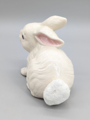 Keramik weißer Hase Figur Statue Cottontail Osterhase 7" - Bild 4 von 10