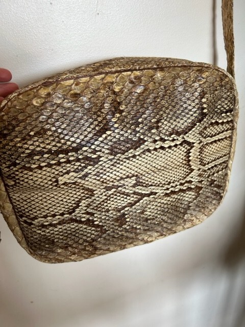Genuine python purse/bag. Unique custom made genu… - image 10