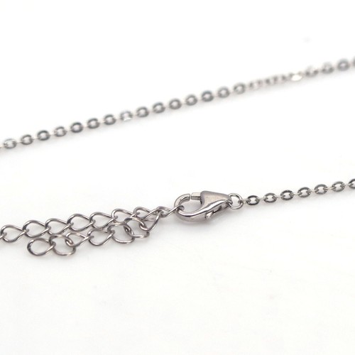 Cuarzo Fumé ,Citrino, Zafiro Y Circonita Cúbica 925 Collar de Plata 50.8cm - Imagen 3 de 5