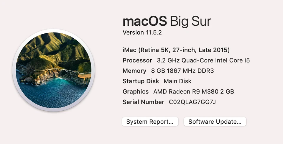 Apple iMac 27" Desktop with 5K Retina Display, 3.2Ghz. Screen needs support. - Image 2 of 2