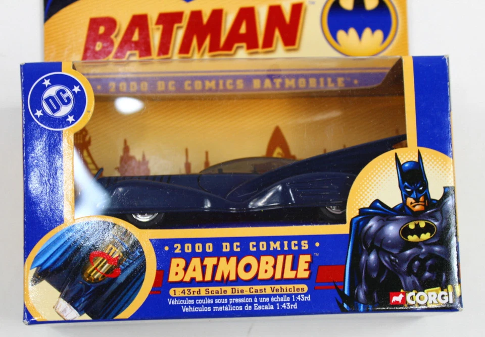 2004 Batman Die-Cast Batmobile 1:43 Scale Corgi 77302 DC Comics New MINT - Image 4 of 4