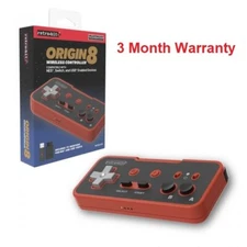 Retro-Bit Origin8 2.4 GHz Wireless Controller for Nintendo NES/Switch/PC Red