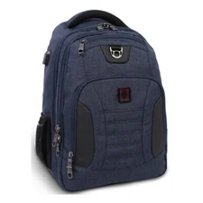 SwissTech Excursion 18" Travel Backpack with USB Port, Unisex Back To School New