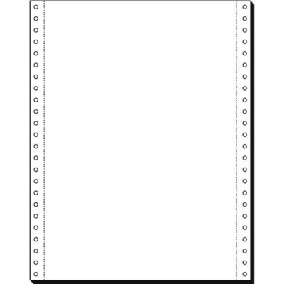 Computer Endlospapier A4 blanko selbstdurchsch. Längsperforation 1/2/3/4-fach