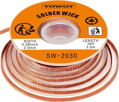 #ad #ad 3 in 1 Solder Removal Kit Solder Wick Braid Wire Sucker No Clean 1.5mm x 1.5m $12.79