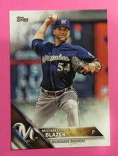 2016 Topps, Milwaukee Brewers - MICHAEL BLAZEK