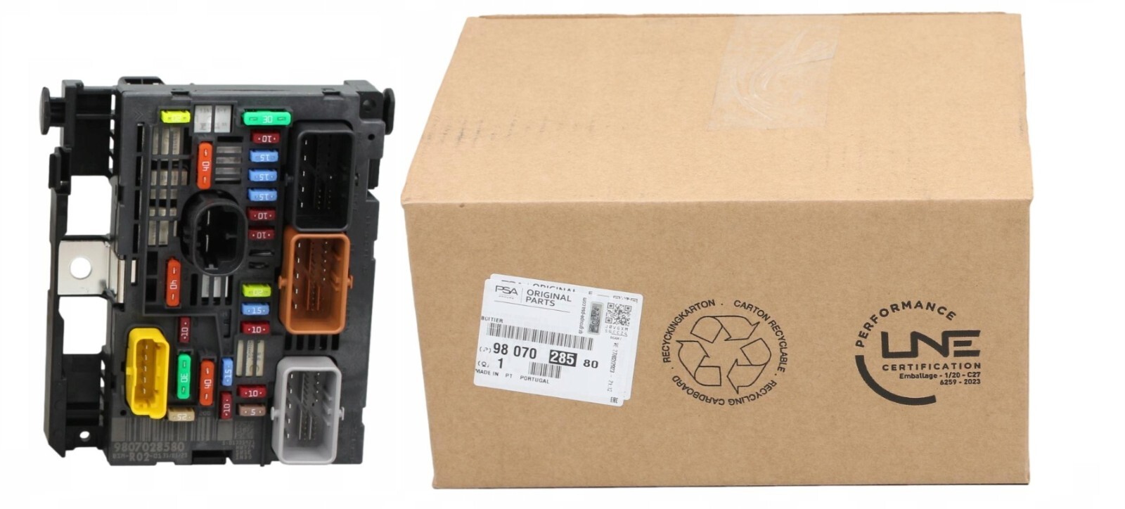 Panne de démarrage résolue avec le boîtier fusibles BSM C4 Picasso 9807028580