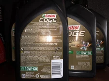 9 Quart CASTROL EDGE EURO CAR 10w60 Engine Motor Oil For BMW M3 M5 M6 Z3M Z4M Z8