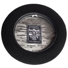 Boina Vasca Txapela Elosegui 1858 negra 100% lana merino con Teflón y badana