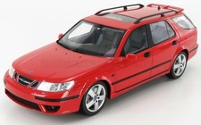 wonderful resin-modelcar 1:18 SAAB 9-5 SPORTCOMBI AERO 2005 - red - lim.ed.300