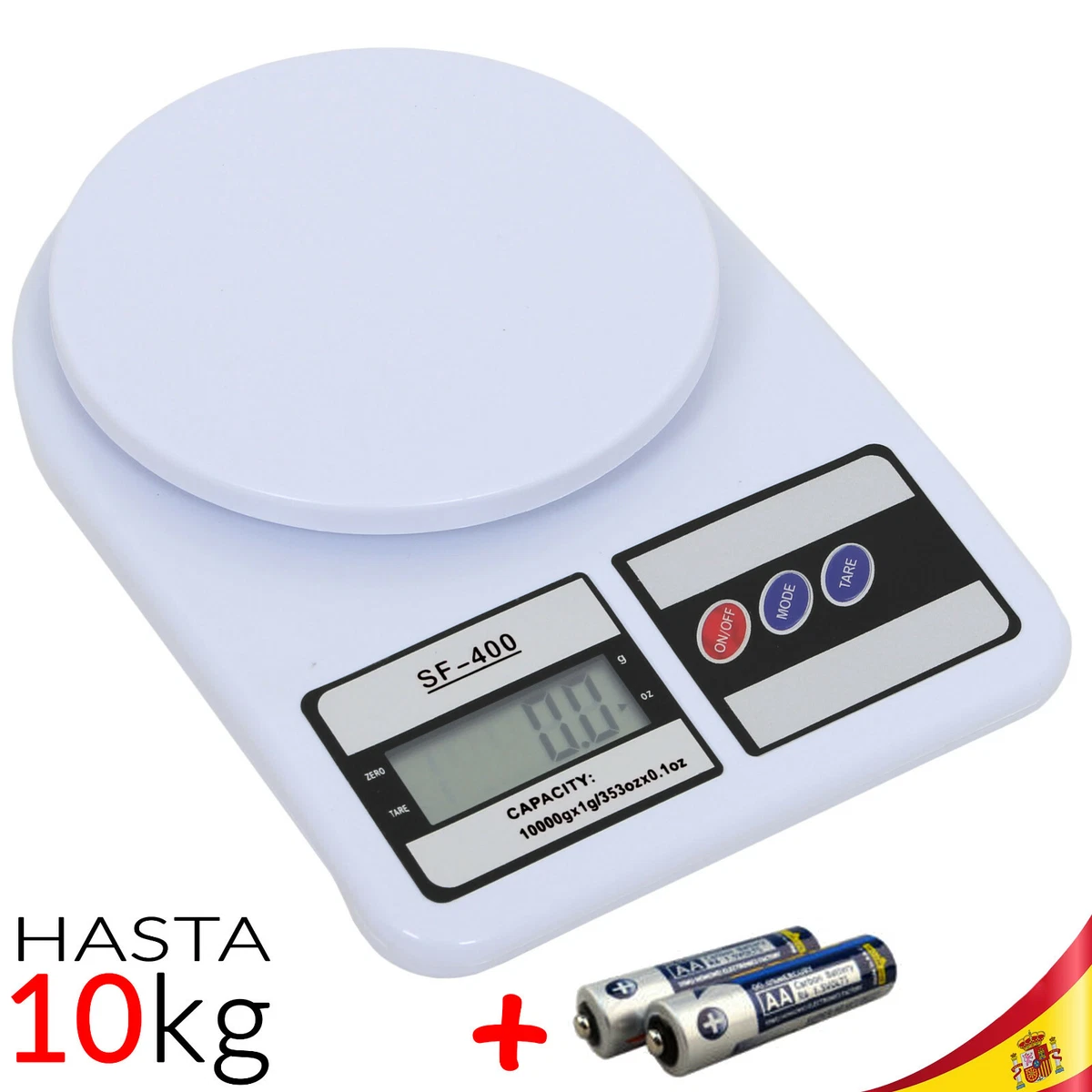 BALANZA DIGITAL PRECISION 1 gr a 10 Kg Peso COCINA bascula