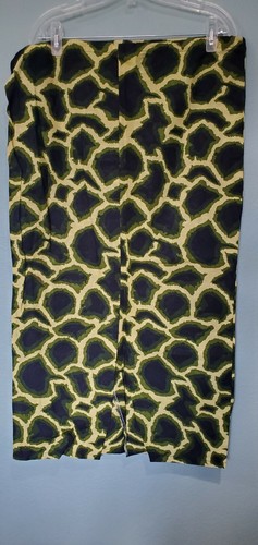 AUTHENTIQUE JUPE ET CHEMISIER FEMME AFRICAINE EN CIRE D'ANKARA AVEC IMPRIMÉ ANIMAL TAILLE 18 - Photo 4/8