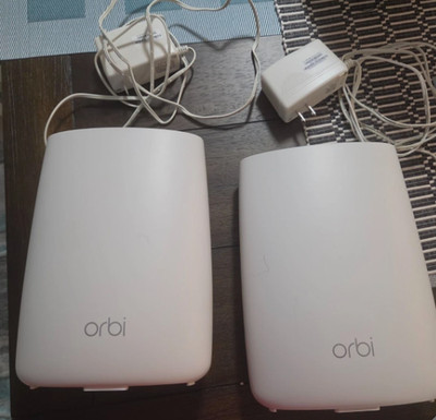 Netgear Orbi AC3000 Trri-Band Wireless Router RBR50v2, with one RBS50v2 Satellit