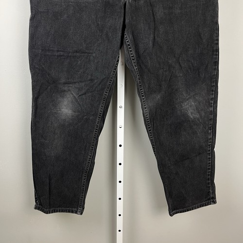 Vintage Levi's 560 Loose Fit Black Denim Jeans Mens 38x32 Tapered Leg Y2K USA - Picture 3 of 10