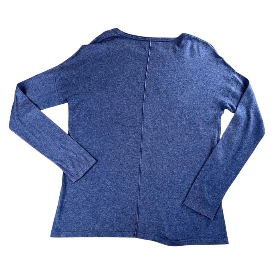 Suéter tejido de cachemir merino Brax para mujer en azul oscuro talla 38 (S) Foto 4 de 4