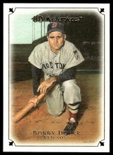 Bobby Doerr 2007 Upper Deck Masterpieces #59 Boston Red Sox Baseball Card