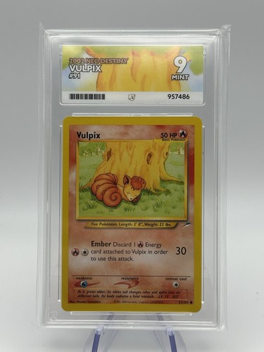 Vulpix (Unlimited) graded ACE 9 for sale on eBay