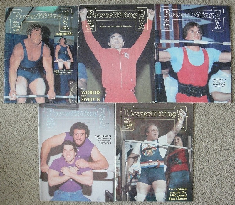 1983/1984 Powerlifting USA Vol. 7 Five Different