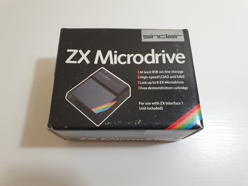 Sinclair ZX Microdrive For The Sinclair ZX Spectrum (BOXED) 1️⃣🟦
