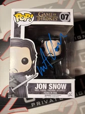 Kit Harrington Autograph Signed Jon Snow 07 Funko Pop! ACOA - Game of Thrones