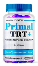 Primal TRT Gummies, Primaltrt for Male Performance Max Strength Energy Libido