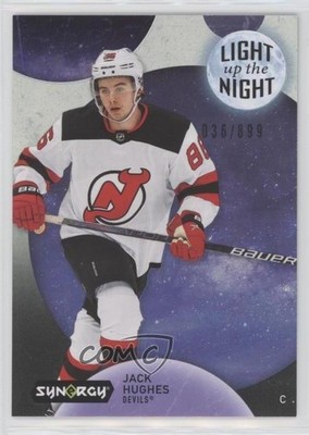 2022-23 Upper Deck Synergy Light Up The Night 36/899 Jack Hughes #LN-JH 0t9q