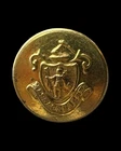 Late Civil War Massachusetts Volunteer Militia Infantry I Coat Button #74