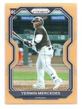 Yermin Mercedes 2021 Panini Prizm #98 Neon Orange Prizm RC Rookie /100