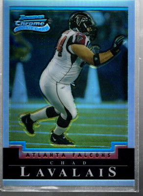 B1533- 2004 Bowman Chrome Refractors #160 Chad Lavalais /500 - NM-MT Rookie