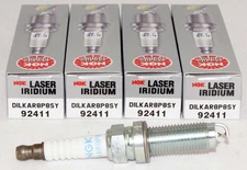 Set of 4 Genuine NGK 92411 DILKAR8P8SY Laser Iridium Spark Plugs