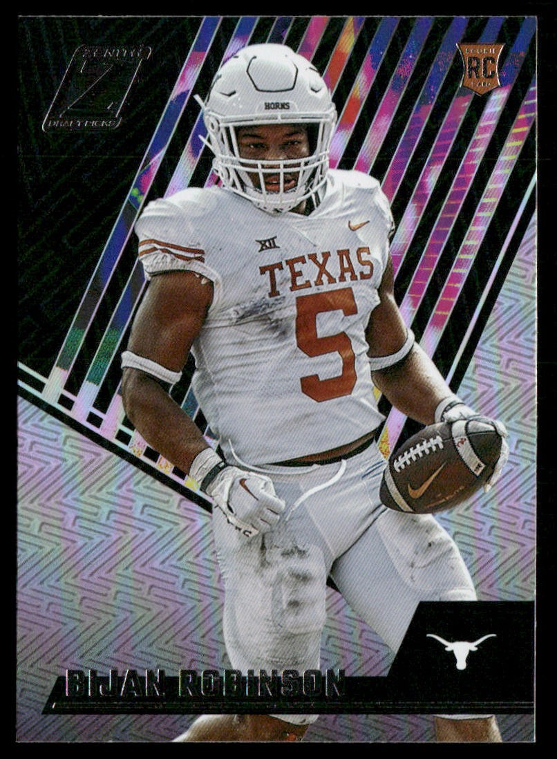 Bijan Robinson Panini Chronicles Draft Picks Zenith #12 Pink