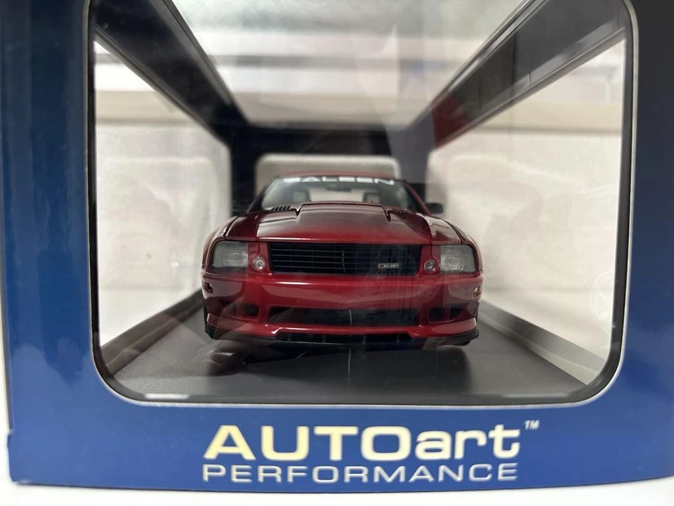 Coche modelo AUTOart 1/18 Saleen Mustang S281 rojo extremo sin usar Foto 2 de 4