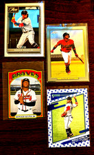 Ronald Acuna Jr. 2020-23 Braves Lot Heritage Chrome, Mini, Three and Two #ed /99